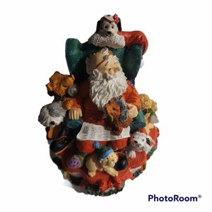 "Here Comes Santa Claus" Ornament Merry Christmas Pre-owned  Ceramic Pre-owned